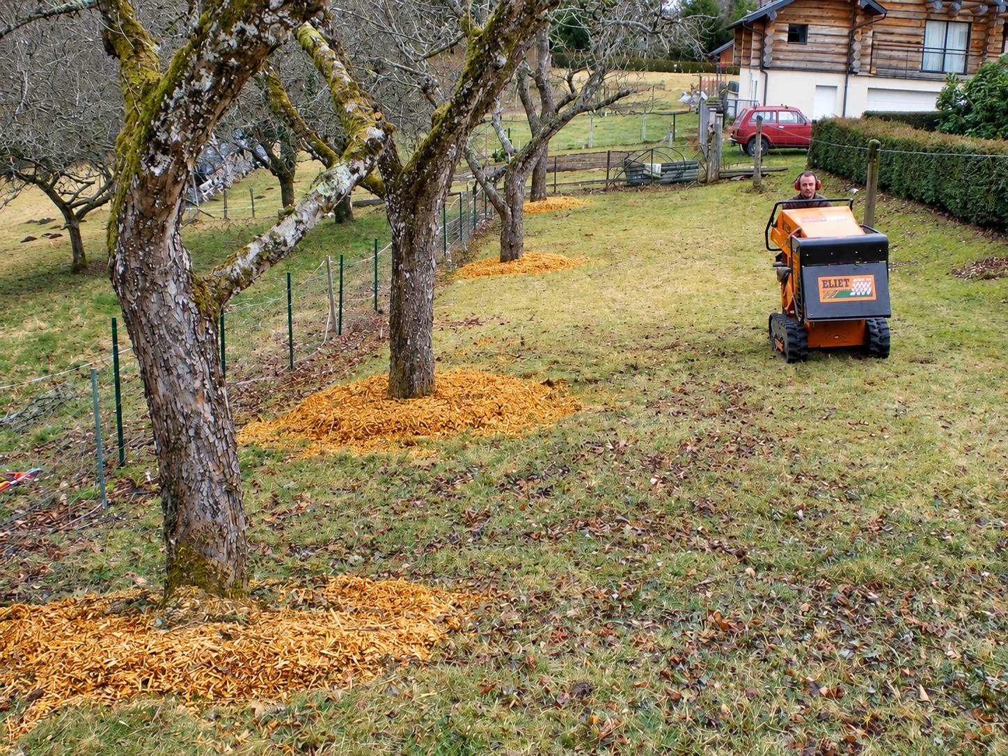 Broyage et entretien d’un espace rural en Corrèze
